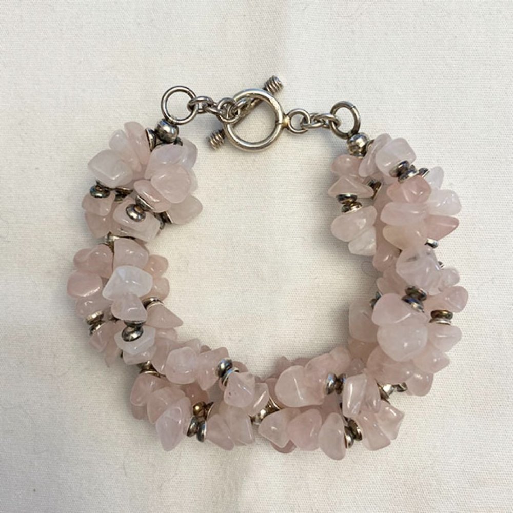 Silpada Rose Quartz Bracelet